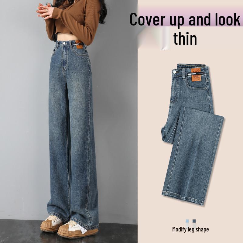 Women s Plus Velvet High Waist Wide Leg Jeans - Retro Winter Dark Blue Slim Fit Pants 27 (96-105 lbs)
Women s Plus Velvet High Waist Wide Leg Jeans - Retro Winter Dark Blue Slim Fit Pants 27 (96-105 lbs)