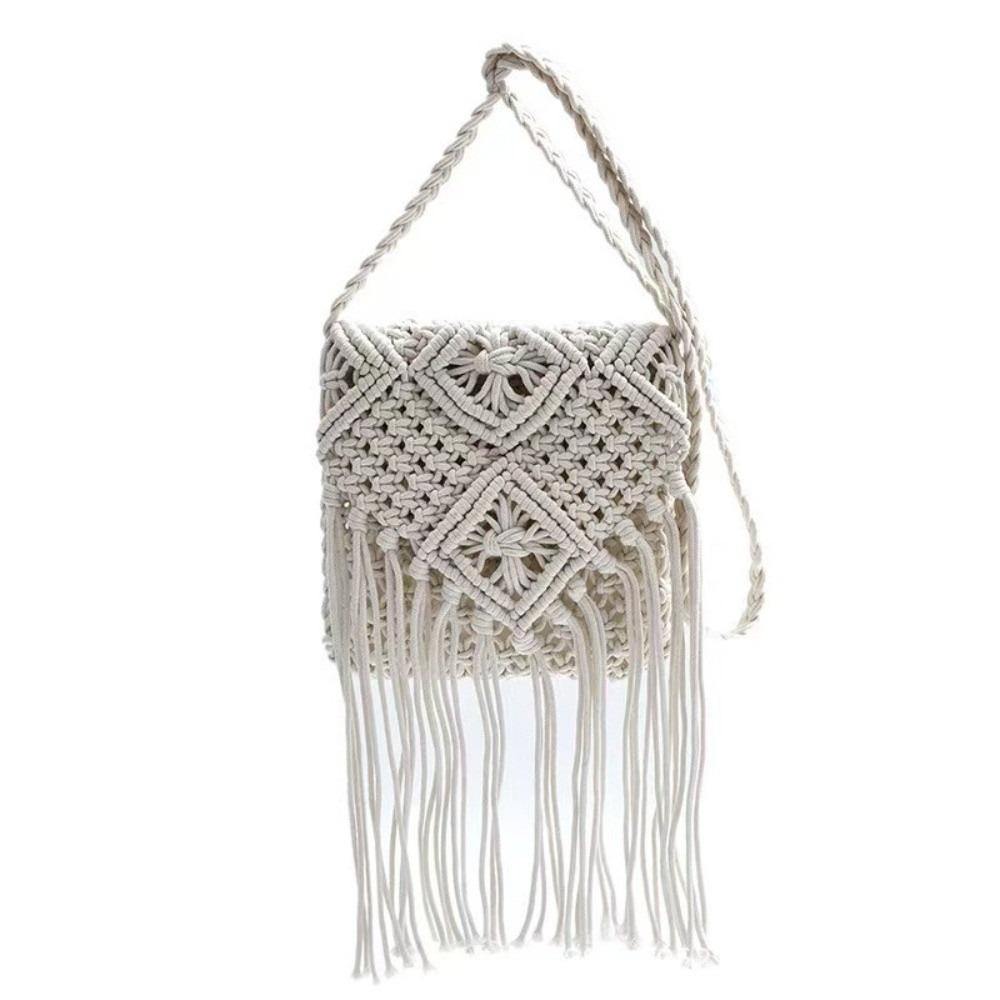 Ethnic Style Woven Straw Bag Bohemian Style Fringe Tassel Shoulder Bag Solid Color Messenger Bag Women Crossbody Bag Beach белый
Ethnic Style Woven Straw Bag Bohemian Style Fringe Tassel Shoulder Bag Solid Color Messenger Bag Women Crossbody Bag Beach белый
