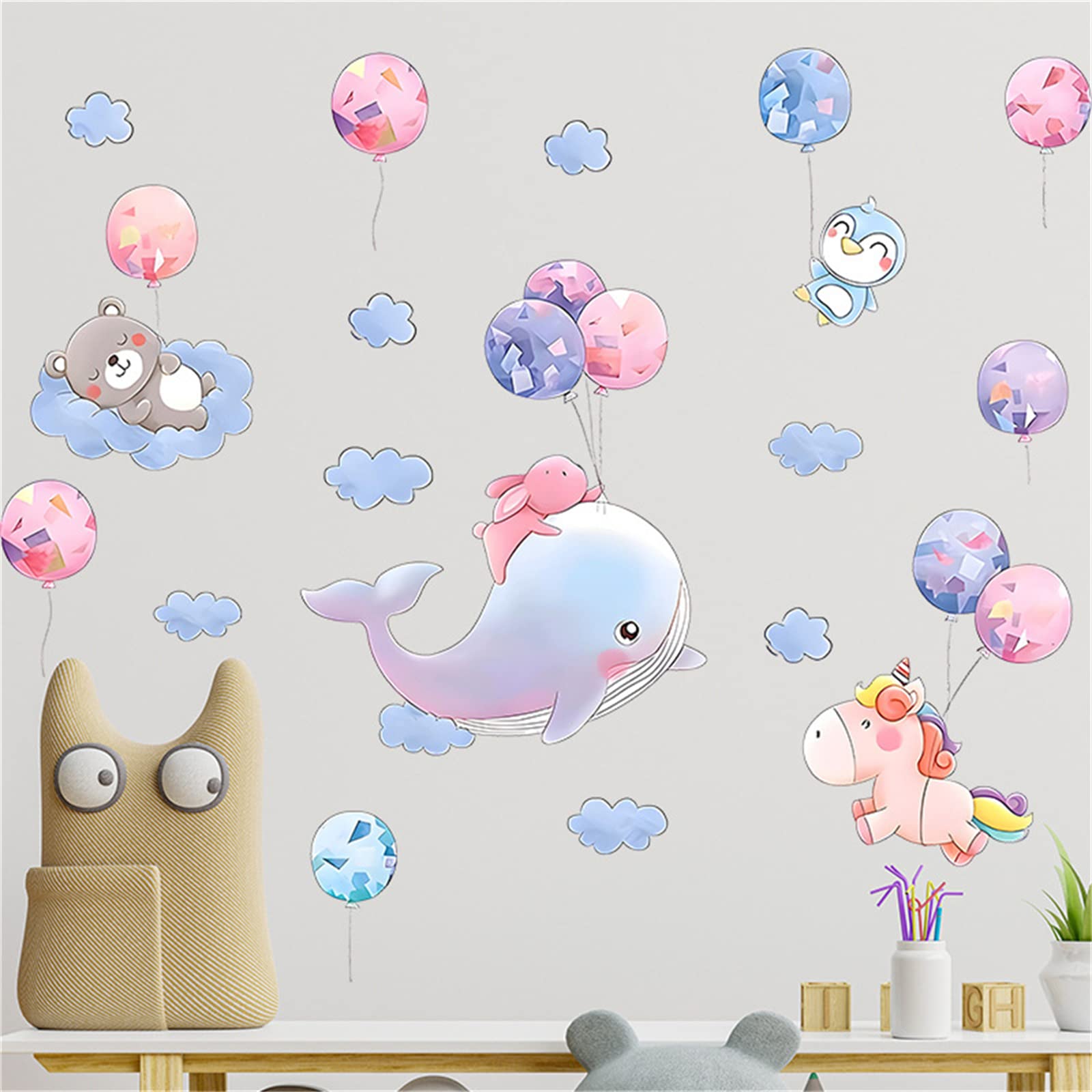 WOHAHA Wall Стильная Милая Детская Игрушка На Стену Милый Наклейка На Стену Включены Наклейки, Животные, Дельфины, Кролики, Пингвины, Пони, Воздушные Шары, Облака,
WOHAHA Wall Стильная Милая Детская Игрушка На Стену Милый Наклейка На Стену Включены Наклейки, Животные, Дельфины, Кролики, Пингвины, Пони, Воздушные Шары, Облака,
