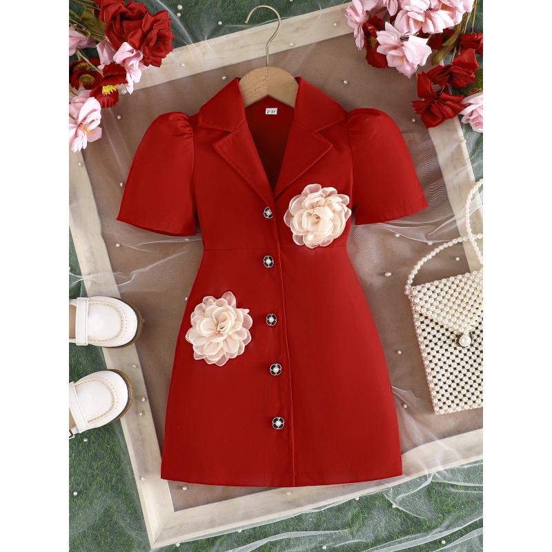 New Summer Style Girls Solid Color Short Sleeve Blazer + Front Floral Fashion Dress 8Y червоний
New Summer Style Girls Solid Color Short Sleeve Blazer + Front Floral Fashion Dress 8Y червоний