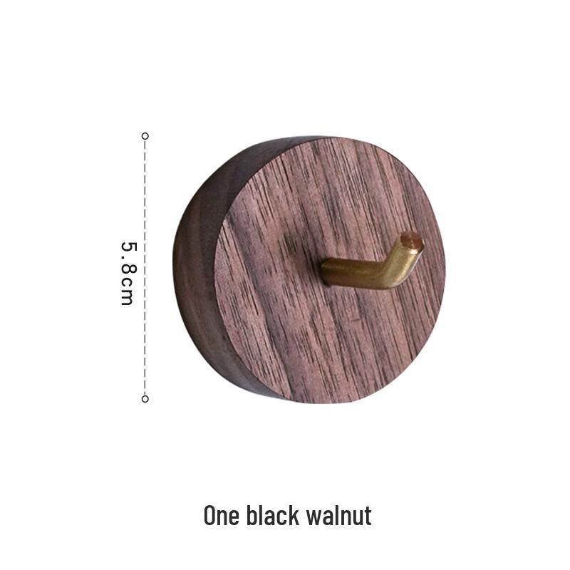 cmaos Solid Black Walnut Round Wall Hook
cmaos Solid Black Walnut Round Wall Hook