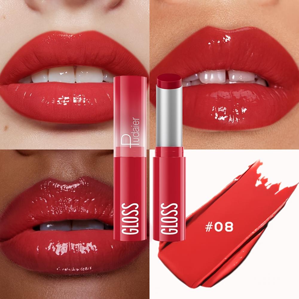 Waterproof Lipstick with Glass Mirror and Plumping Effect Non-Stick Nude Shades,Matte Lip Gloss for Plumper Looking Lips
Waterproof Lipstick with Glass Mirror and Plumping Effect Non-Stick Nude Shades,Matte Lip Gloss for Plumper Looking Lips