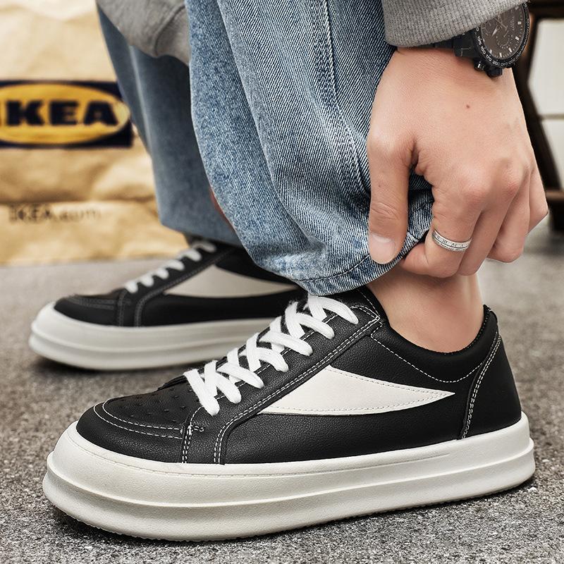 Big head shoes men s spring and autumn board shoes men s platform heightening casual black shoes student trend low-top leather men s shoes 39
Big head shoes men s spring and autumn board shoes men s platform heightening casual black shoes student trend low-top leather men s shoes 39