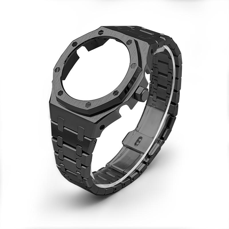 For Casio G-SHOCK series metal octagonal GM2100 GBM-2100 modified metal case steel shell stainless steel strap set silver black GBM-2100mm
For Casio G-SHOCK series metal octagonal GM2100 GBM-2100 modified metal case steel shell stainless steel strap set silver black GBM-2100mm