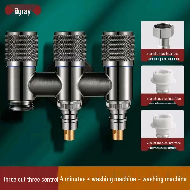Miling 3-Way Faucet Splitter Valve
Miling 3-Way Faucet Splitter Valve