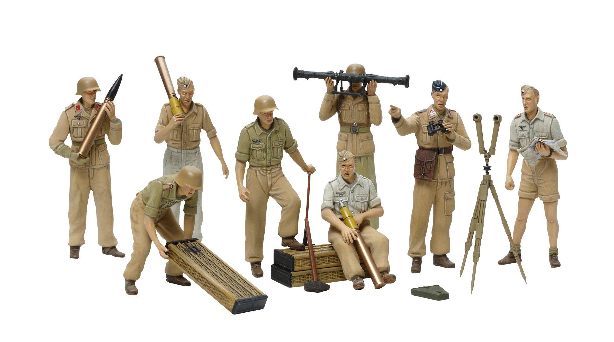 TAMIYA 1/35 Военная миниатюра Серия № 343 Немецкая армия Африканский корпус Военно-воздушных сил Артиллерийский набор Пластиковая модель 35343
TAMIYA 1/35 Военная миниатюра Серия № 343 Немецкая армия Африканский корпус Военно-воздушных сил Артиллерийский набор Пластиковая модель 35343