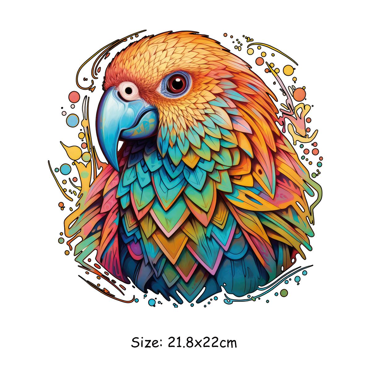 Теплопередающая наклейка с мультяшным попугаем с синим клювом, термонаклейки своими руками для одежды, изготовление футболок, украшение подушек
Теплопередающая наклейка с мультяшным попугаем с синим клювом, термонаклейки своими руками для одежды, изготовление футболок, украшение подушек