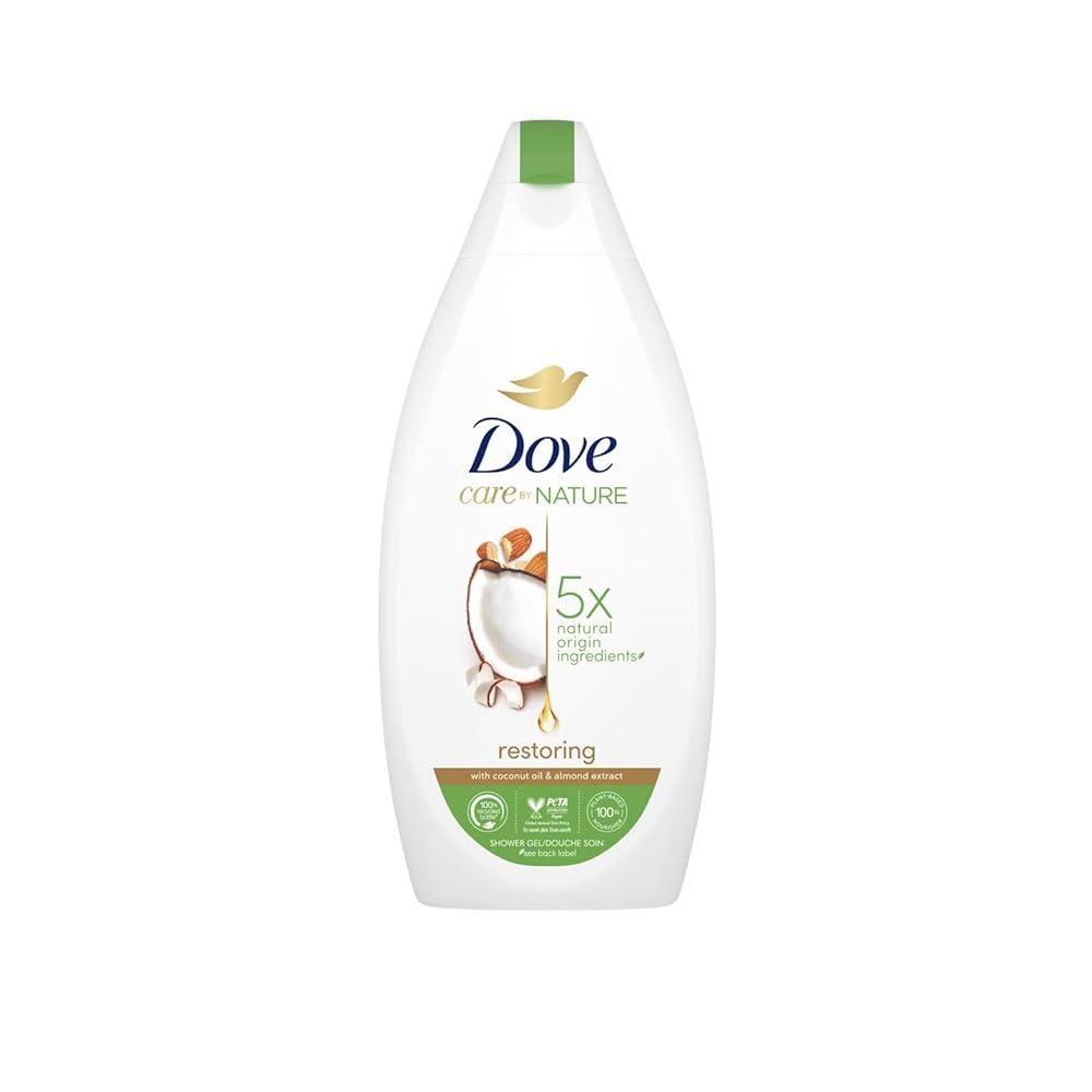 Dove Care by Nature Гель для душа с кокосовым маслом и экстрактом миндаля, 5 ингредиентов, мягкий, 1 шт.
Dove Care by Nature Гель для душа с кокосовым маслом и экстрактом миндаля, 5 ингредиентов, мягкий, 1 шт.
