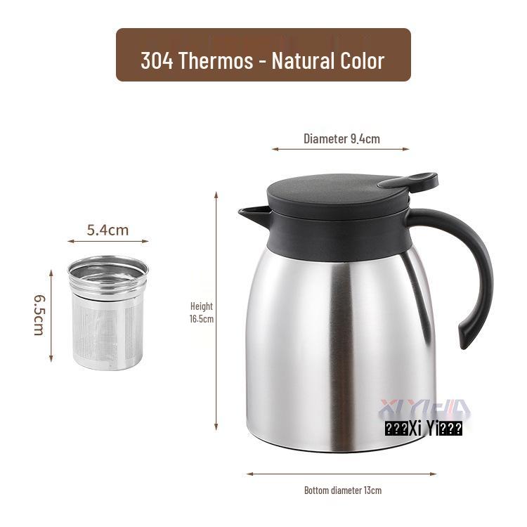 Xiyijia 304 Stainless Steel Double-Layer Vacuum Stew and Tea Infuser Pot for Office or Dorm Use 1.2L
Xiyijia 304 Stainless Steel Double-Layer Vacuum Stew and Tea Infuser Pot for Office or Dorm Use 1.2L