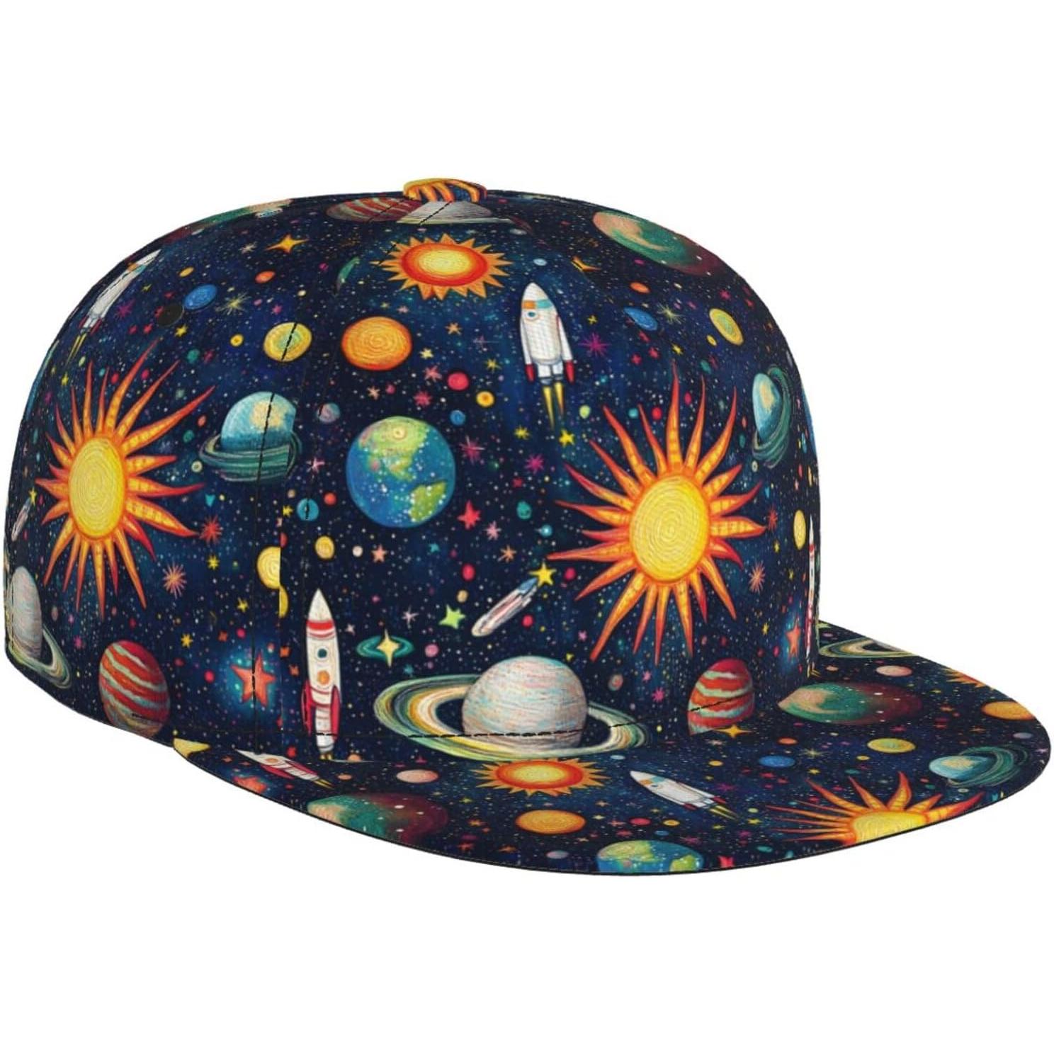 Trucker Hats for Men Women Adjustable Comfy Space Cartoon Planet Print Flat Bill Baseball Cap Golf Hat Dad Hat Snapback Black One Size
Trucker Hats for Men Women Adjustable Comfy Space Cartoon Planet Print Flat Bill Baseball Cap Golf Hat Dad Hat Snapback Black One Size