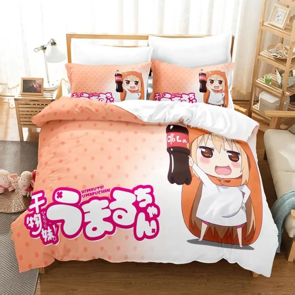 3D The Himouto! Umaru-chan Comfortable Duvet Quilt Cover Pillowcase Bedding Set Children Bedroom Decoration Home Textile EU SuperKing 260x220
3D The Himouto! Umaru-chan Comfortable Duvet Quilt Cover Pillowcase Bedding Set Children Bedroom Decoration Home Textile EU SuperKing 260x220