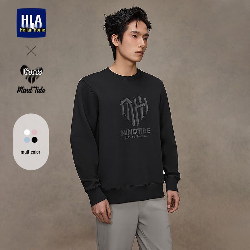 HLA Men s Embroidered Round Neck Pullover Sweatshirt S
HLA Men s Embroidered Round Neck Pullover Sweatshirt S