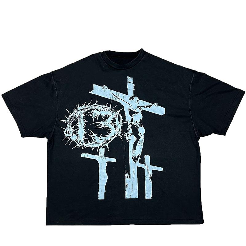 Y2K Cotton Tshirt Harajuku Graphic Print Oversized Punk Short Sleeve Tshirt Rock Goth Retro Top Hip Hop Streetwear Tee Fashion 4XL
Y2K Cotton Tshirt Harajuku Graphic Print Oversized Punk Short Sleeve Tshirt Rock Goth Retro Top Hip Hop Streetwear Tee Fashion 4XL