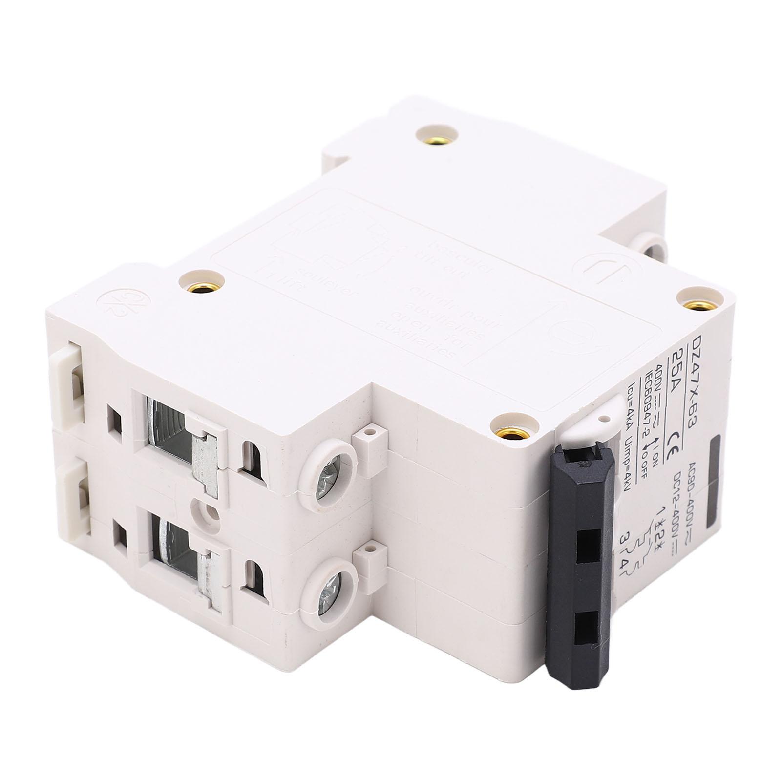 AC DC Miniature Circuit Breaker 2P 25A 400V DIN Rail Mount for Solar PV System DZ47X 63
AC DC Miniature Circuit Breaker 2P 25A 400V DIN Rail Mount for Solar PV System DZ47X 63