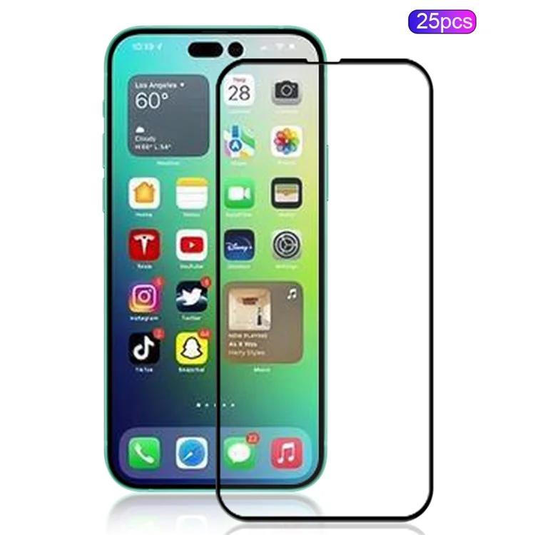 MOCOLO 25Pcs For iPhone 14 Pro Max Tempered Glass Screen Protector High Transparency
MOCOLO 25Pcs For iPhone 14 Pro Max Tempered Glass Screen Protector High Transparency
