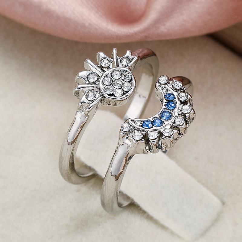 2023 New Celestial Blue Sparkling Moon Sun Star Crystal Ring for Women Fashion Elegant Stackable Finger Band Party Zircon Gifts 10
2023 New Celestial Blue Sparkling Moon Sun Star Crystal Ring for Women Fashion Elegant Stackable Finger Band Party Zircon Gifts 10