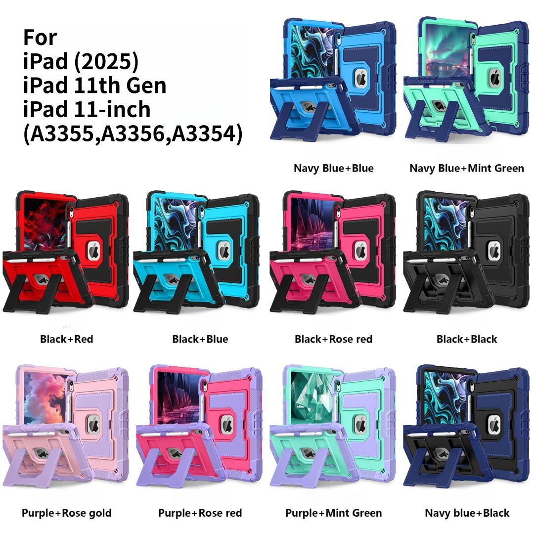 Прочный защитный чехол для iPad (2025)/iPad 11-го поколения/iPad 11 дюймов/(А3355,А3356,А3354). Яркие цвета, трехслойная защита, многоугольная подставка iPad (2025)
Прочный защитный чехол для iPad (2025)/iPad 11-го поколения/iPad 11 дюймов/(А3355,А3356,А3354). Яркие цвета, трехслойная защита, многоугольная подставка iPad (2025)