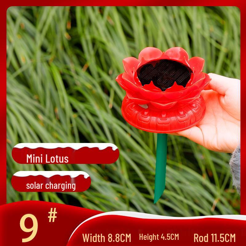 HD Rainproof Solar Lotus Outdoor Sound Machine with Anti-Freeze and Singing Capability
HD Rainproof Solar Lotus Outdoor Sound Machine with Anti-Freeze and Singing Capability