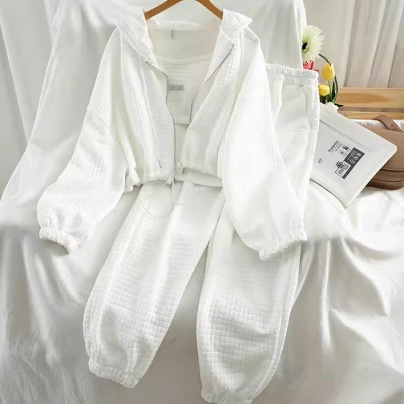 Жіночий повсякденний костюм великого розміру в західному стилі для ранньої осені Ретро Повсякденний Спортивний Вільний піджак і штани-легінси XL
Жіночий повсякденний костюм великого розміру в західному стилі для ранньої осені Ретро Повсякденний Спортивний Вільний піджак і штани-легінси XL