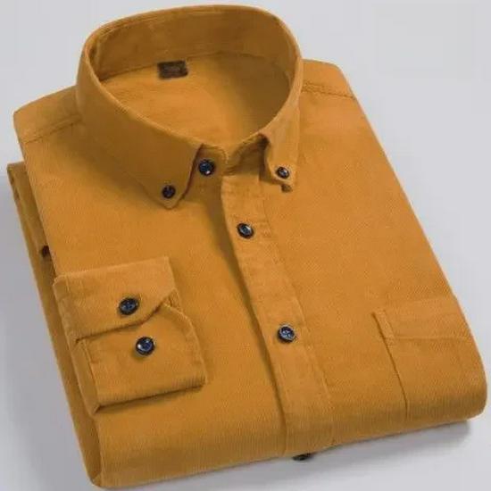 Мужская свободная вельветовая рубашка с длинным рукавом, размер плюс, коллекция осень 2020 г. M (80-90 cm)
Мужская свободная вельветовая рубашка с длинным рукавом, размер плюс, коллекция осень 2020 г. M (80-90 cm)