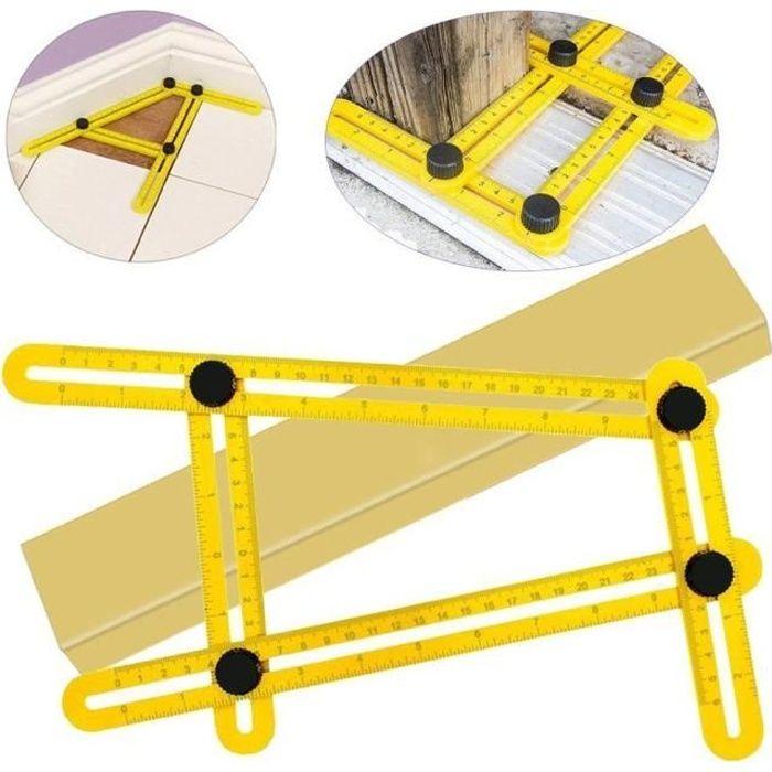 Angle Modelèle Outil Règle Multi-Angles Merure Tous les Angles et Formes pour Toutes les Surfaces Durable
Angle Modelèle Outil Règle Multi-Angles Merure Tous les Angles et Formes pour Toutes les Surfaces Durable