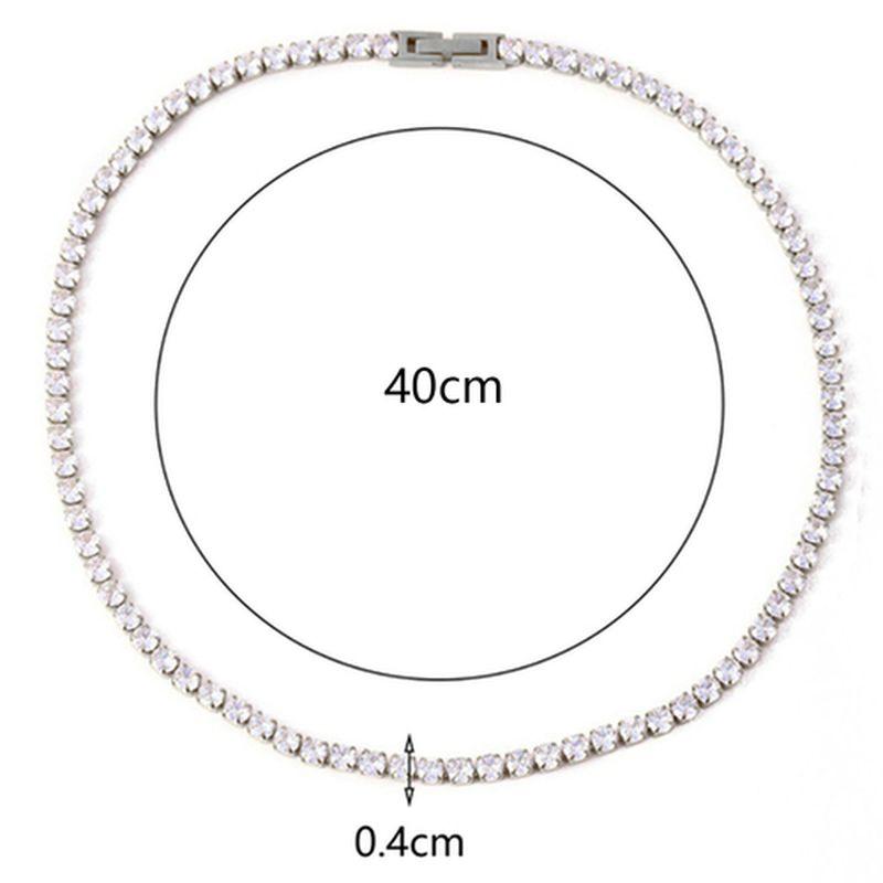 CARLIDANA Hot Selling Jewelry Iced Out Round Cut Moissanite Tennis Chain Custom Stainless steel Tennis Necklace for Women срібний
CARLIDANA Hot Selling Jewelry Iced Out Round Cut Moissanite Tennis Chain Custom Stainless steel Tennis Necklace for Women срібний