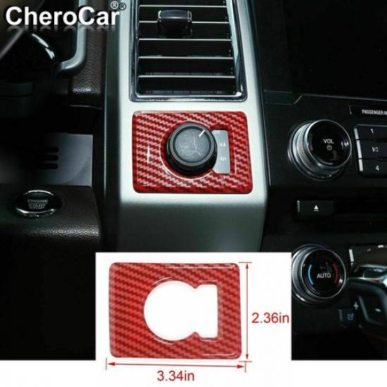 4WD Switch Button Panel Cover Trim Decorative For Ford F150 15+ Red Carbon Fiber
4WD Switch Button Panel Cover Trim Decorative For Ford F150 15+ Red Carbon Fiber