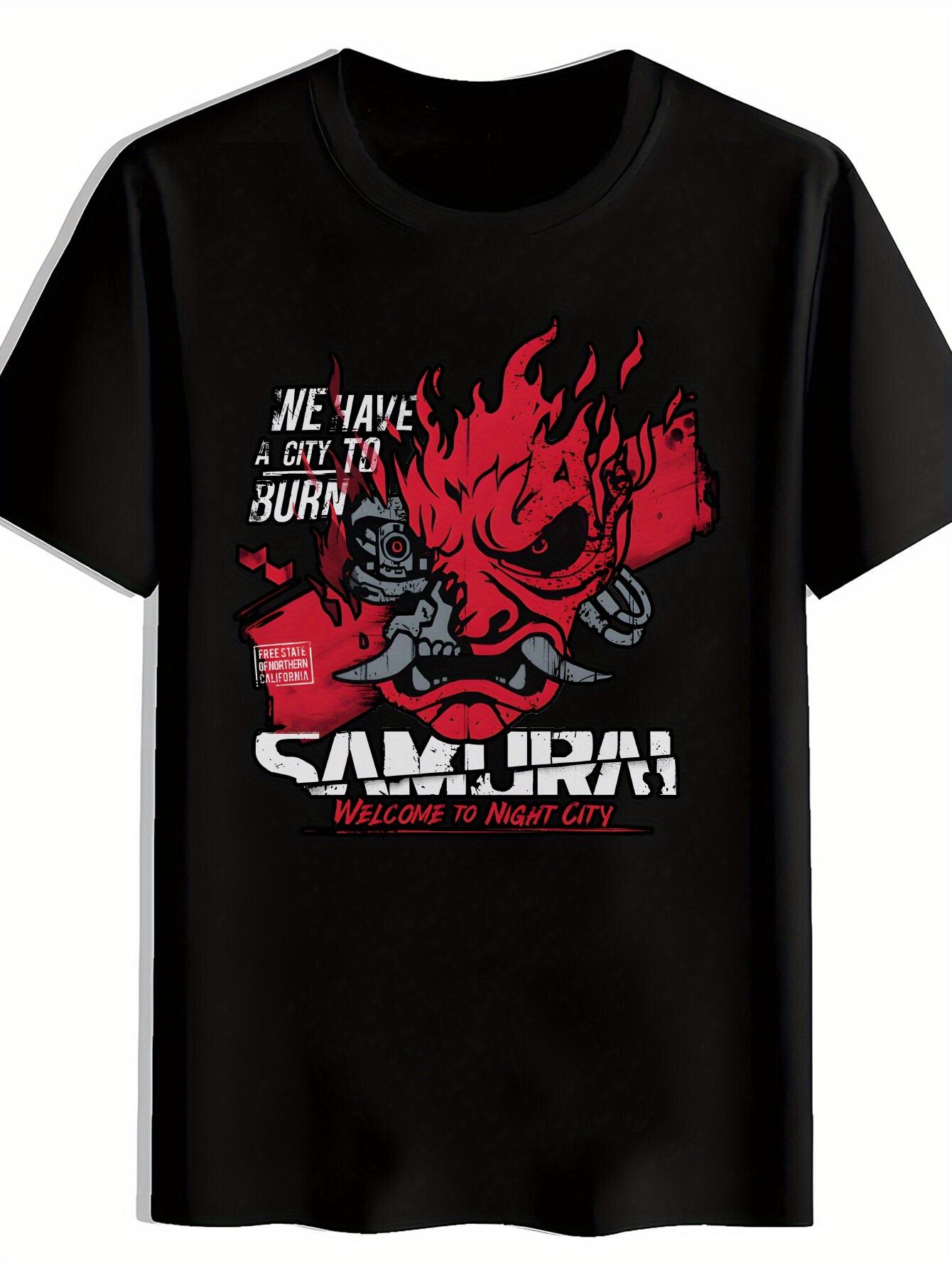 Футболка с самурайским узором Мужская мода Повседневная одежда с короткими рукавами Свободная и удобная футболка Повседневная мужская одежда S
Футболка с самурайским узором Мужская мода Повседневная одежда с короткими рукавами Свободная и удобная футболка Повседневная мужская одежда S