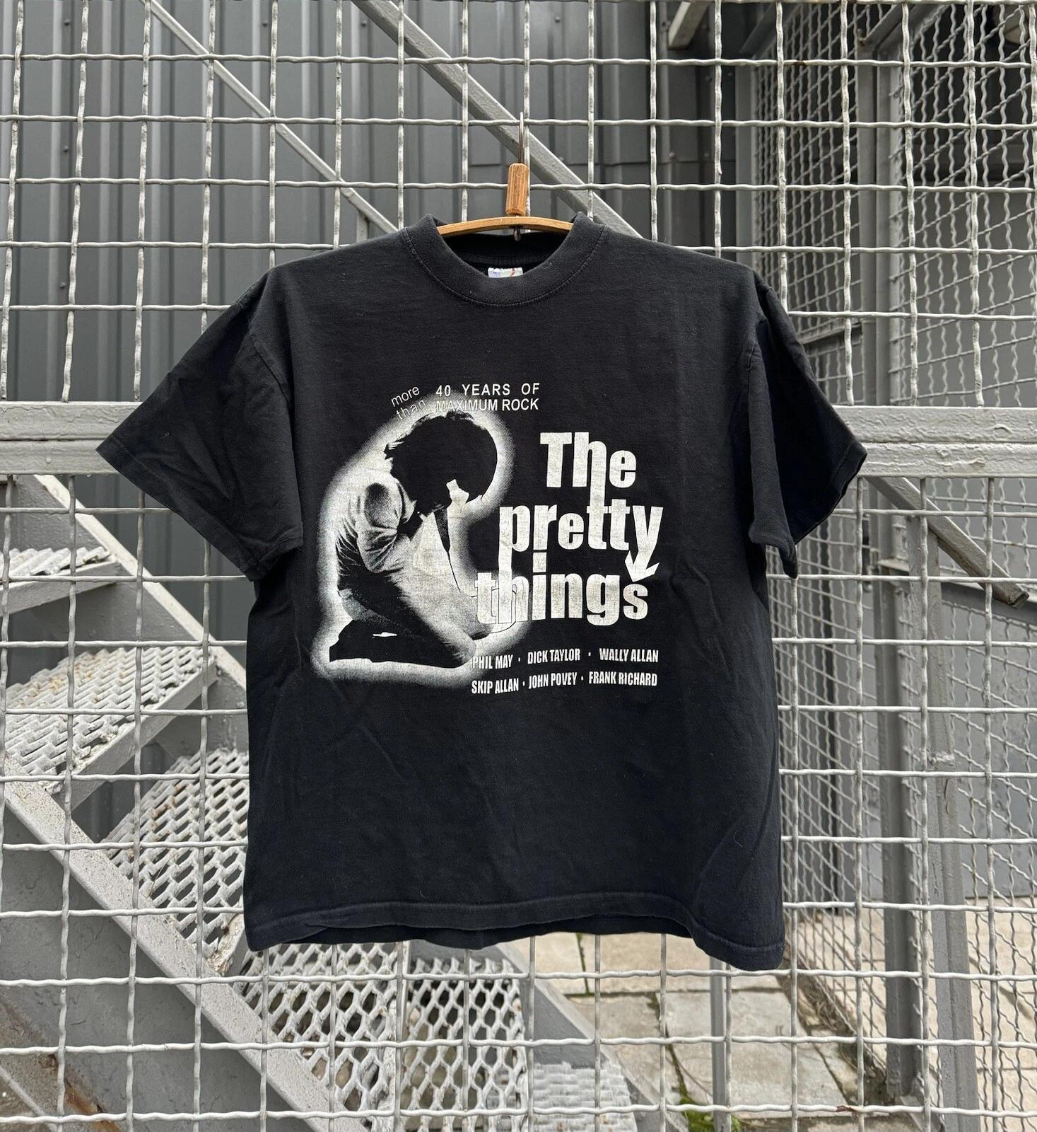The Pretty Things 2004 Tour T Shirt Pink Floyd Garage Rock Punk MC5 XL
The Pretty Things 2004 Tour T Shirt Pink Floyd Garage Rock Punk MC5 XL