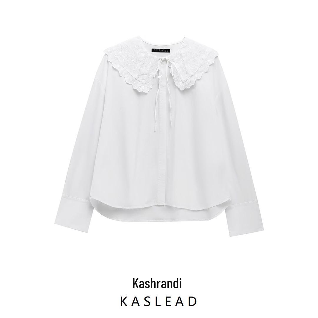 2025 Spring Women s European & American Style Fashion Poplin Round Collar Long Sleeve Shirt Large белый
2025 Spring Women s European & American Style Fashion Poplin Round Collar Long Sleeve Shirt Large белый