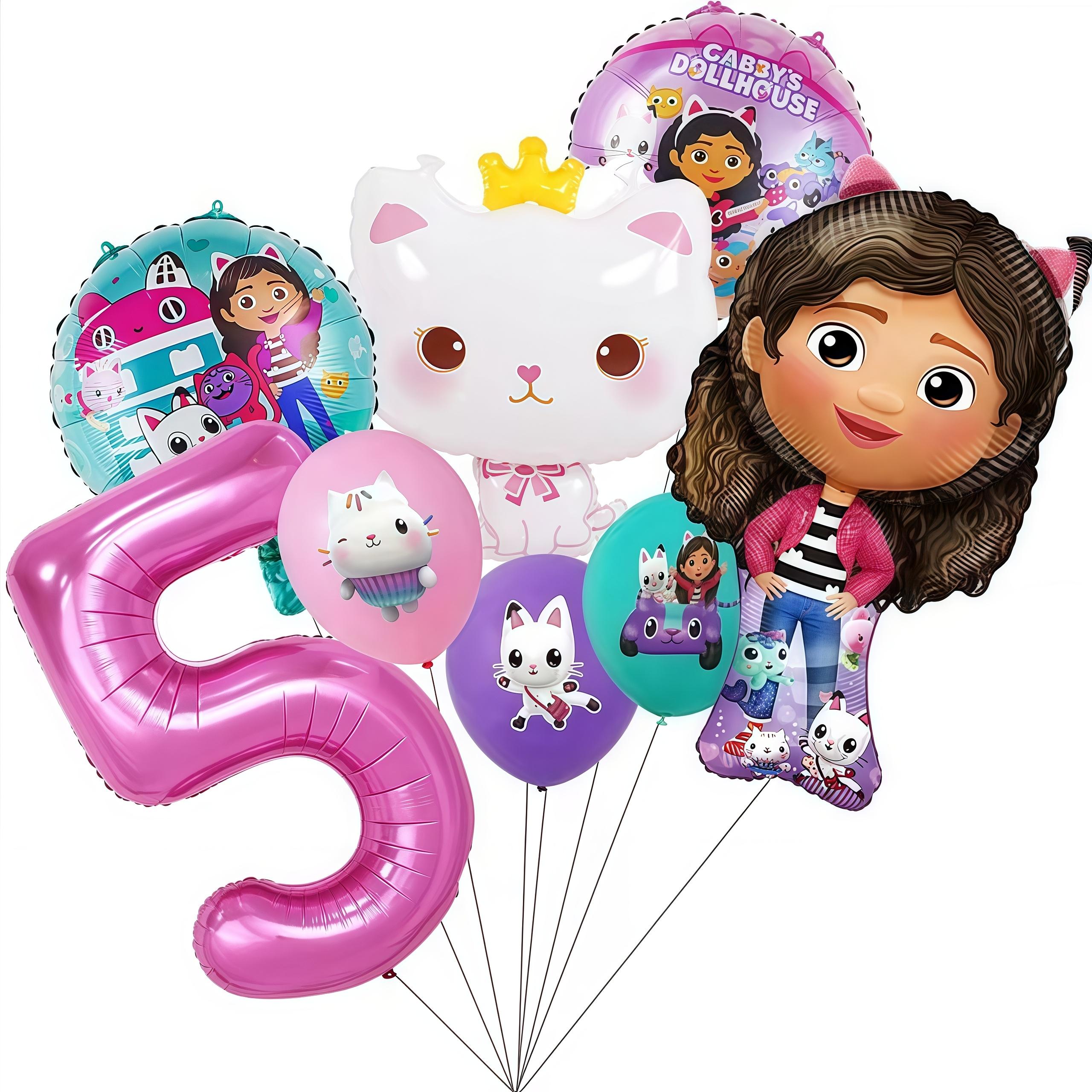 Gabby Dollhouse Party Supplies Gabby Birthday Party Favor Plate Cup Set 3D Balloons For Kids Girls Party Gift Items Photo Booth Props others
Gabby Dollhouse Party Supplies Gabby Birthday Party Favor Plate Cup Set 3D Balloons For Kids Girls Party Gift Items Photo Booth Props others
