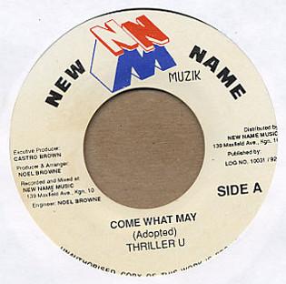 7inch Record THRILLER U Come What May 1003192 New Name Muzik Jamaica Reggae Ska Dub Used
7inch Record THRILLER U Come What May 1003192 New Name Muzik Jamaica Reggae Ska Dub Used