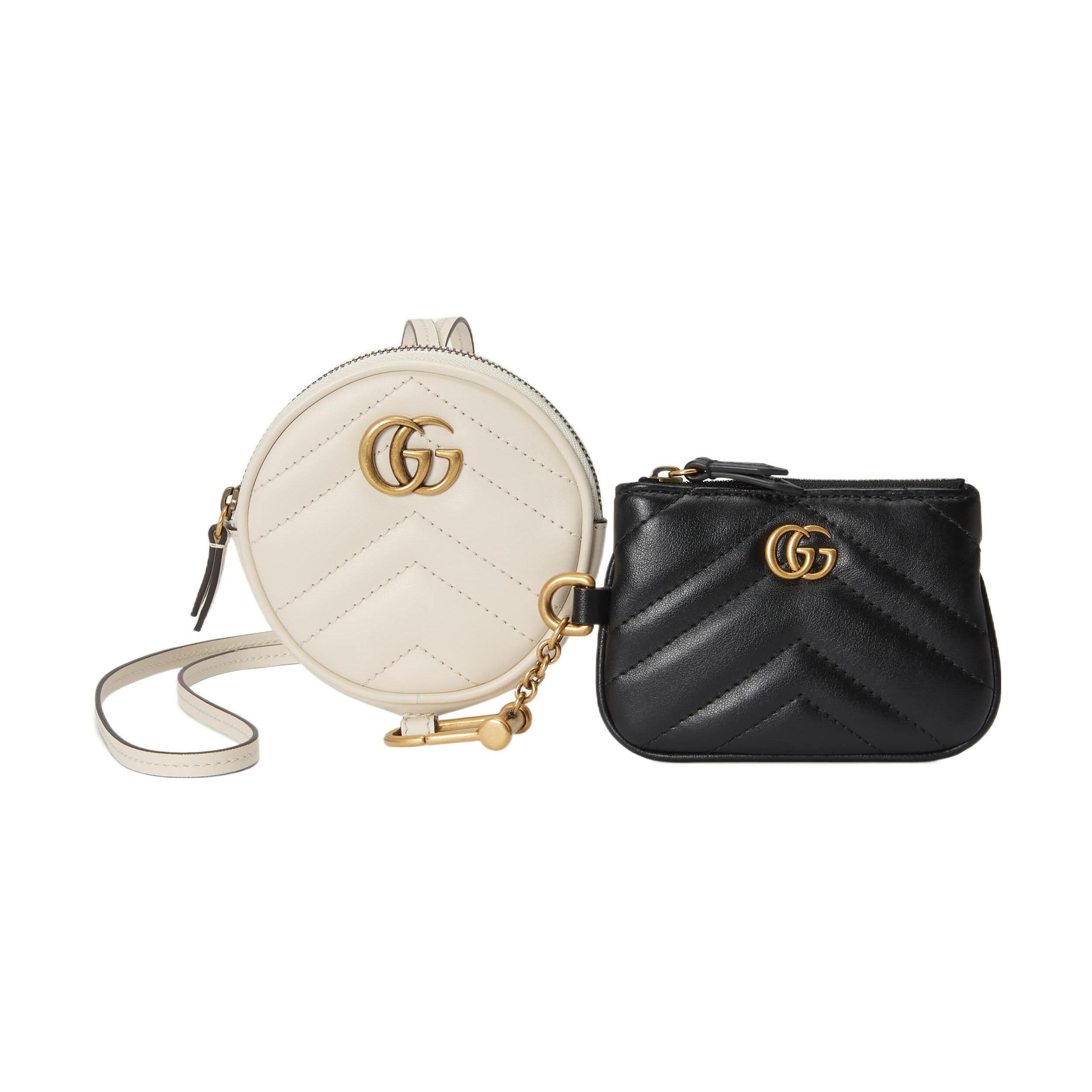 Gucci GG Marmont Quilted Leather Mini Round Crossbody Bag With Coin Pouch White Black Daily Shopping 698787-UM8ET-9063 Basic Set (Bag+Dust Bag)
Gucci GG Marmont Quilted Leather Mini Round Crossbody Bag With Coin Pouch White Black Daily Shopping 698787-UM8ET-9063 Basic Set (Bag+Dust Bag)