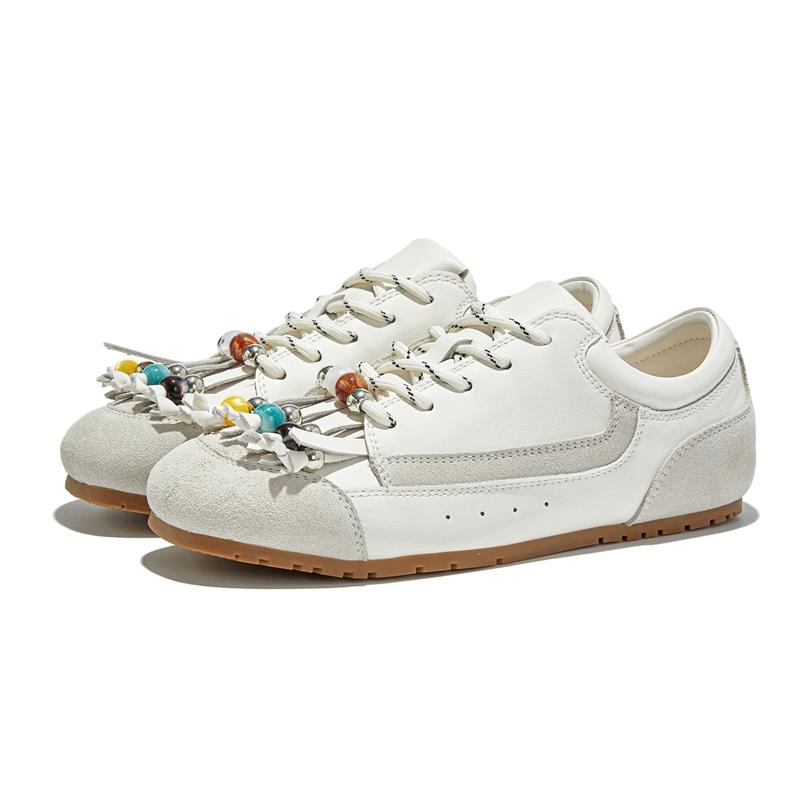 Fashion AIYUQI Women Flat Sneakers Retro 2025 Autumn New Lace-up Moral Training Shoes Women Large-size Beaded Casual Shoes Female 35 бежевый
Fashion AIYUQI Women Flat Sneakers Retro 2025 Autumn New Lace-up Moral Training Shoes Women Large-size Beaded Casual Shoes Female 35 бежевый