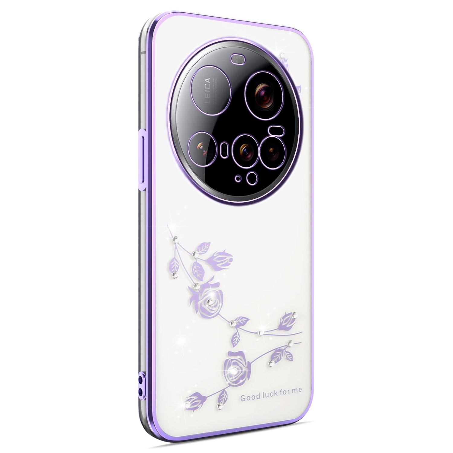 KADEM For Xiaomi 15 Ultra Case Flower Rhinestone Decor Electroplating TPU Phone Cover Purple
KADEM For Xiaomi 15 Ultra Case Flower Rhinestone Decor Electroplating TPU Phone Cover Purple