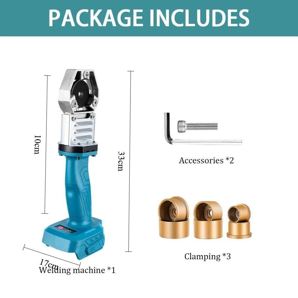 340° беспроводной аппарат для сварки горячим расплавом 20/25/32 мм эффективный перезаряжаемый аппарат для сварки труб PPR/PB/PE для аккумулятора Makita
340° беспроводной аппарат для сварки горячим расплавом 20/25/32 мм эффективный перезаряжаемый аппарат для сварки труб PPR/PB/PE для аккумулятора Makita