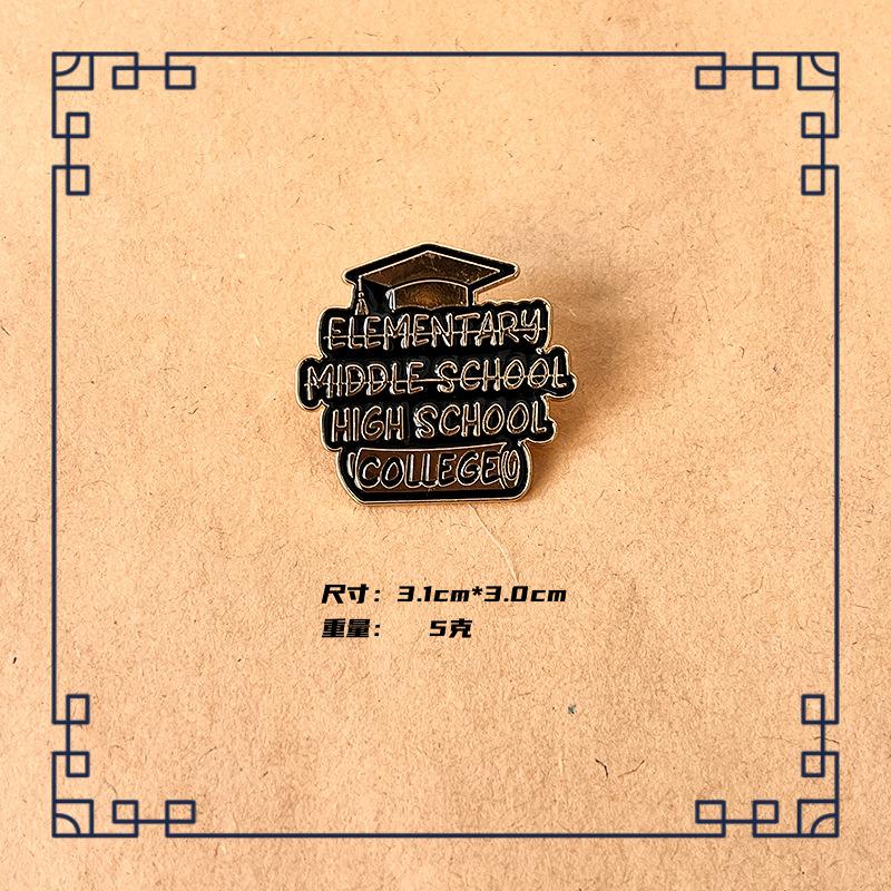 Creative Graduation Gift Metal Enamel Brooch Clip Fashion Book Hat Flower Badge Men Women Clothing Pin Fashion Jewelry Accessori
Creative Graduation Gift Metal Enamel Brooch Clip Fashion Book Hat Flower Badge Men Women Clothing Pin Fashion Jewelry Accessori