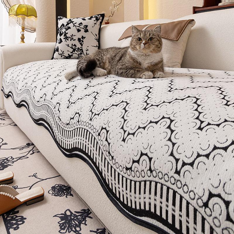 New Four-Season Universal Special-Shaped Sofa Cushion Cover Cloth French Simple Seat Cushion Fixed Non-Slip Straight Row Seat Cushion 90*70cm
New Four-Season Universal Special-Shaped Sofa Cushion Cover Cloth French Simple Seat Cushion Fixed Non-Slip Straight Row Seat Cushion 90*70cm