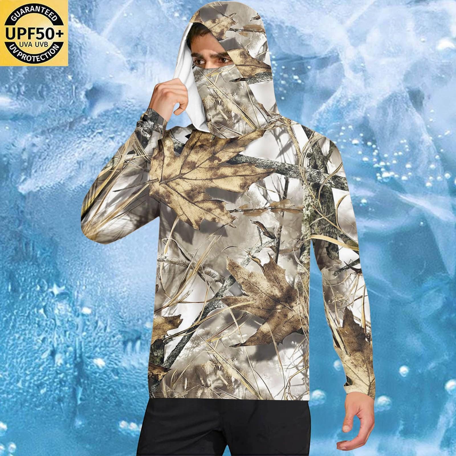 Men s Casual Leaf Camouflage Print Hooded Long Sleeve Sun Protection Shirt Lightweight Breathable Outdoor Pullover XXL бронзовый
Men s Casual Leaf Camouflage Print Hooded Long Sleeve Sun Protection Shirt Lightweight Breathable Outdoor Pullover XXL бронзовый