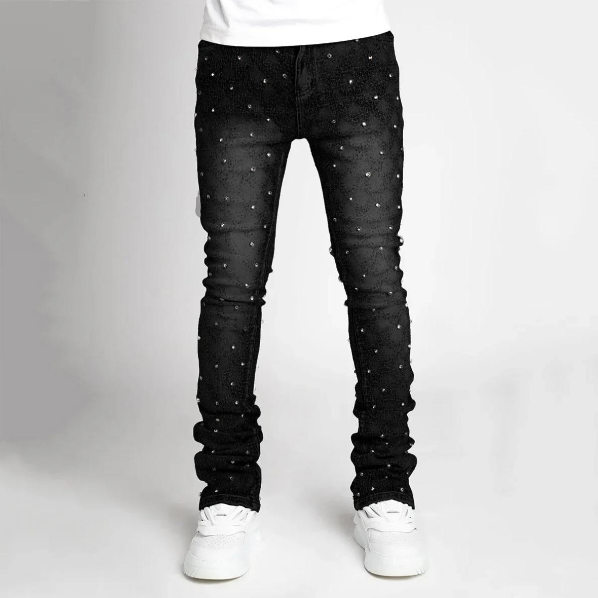 RogueWave Men Denim Fashion Individualistic Straight-leg Men Trousers European and American Fashion Elastic Pearl Denim Layered Long Pants XXL чёрный
RogueWave Men Denim Fashion Individualistic Straight-leg Men Trousers European and American Fashion Elastic Pearl Denim Layered Long Pants XXL чёрный