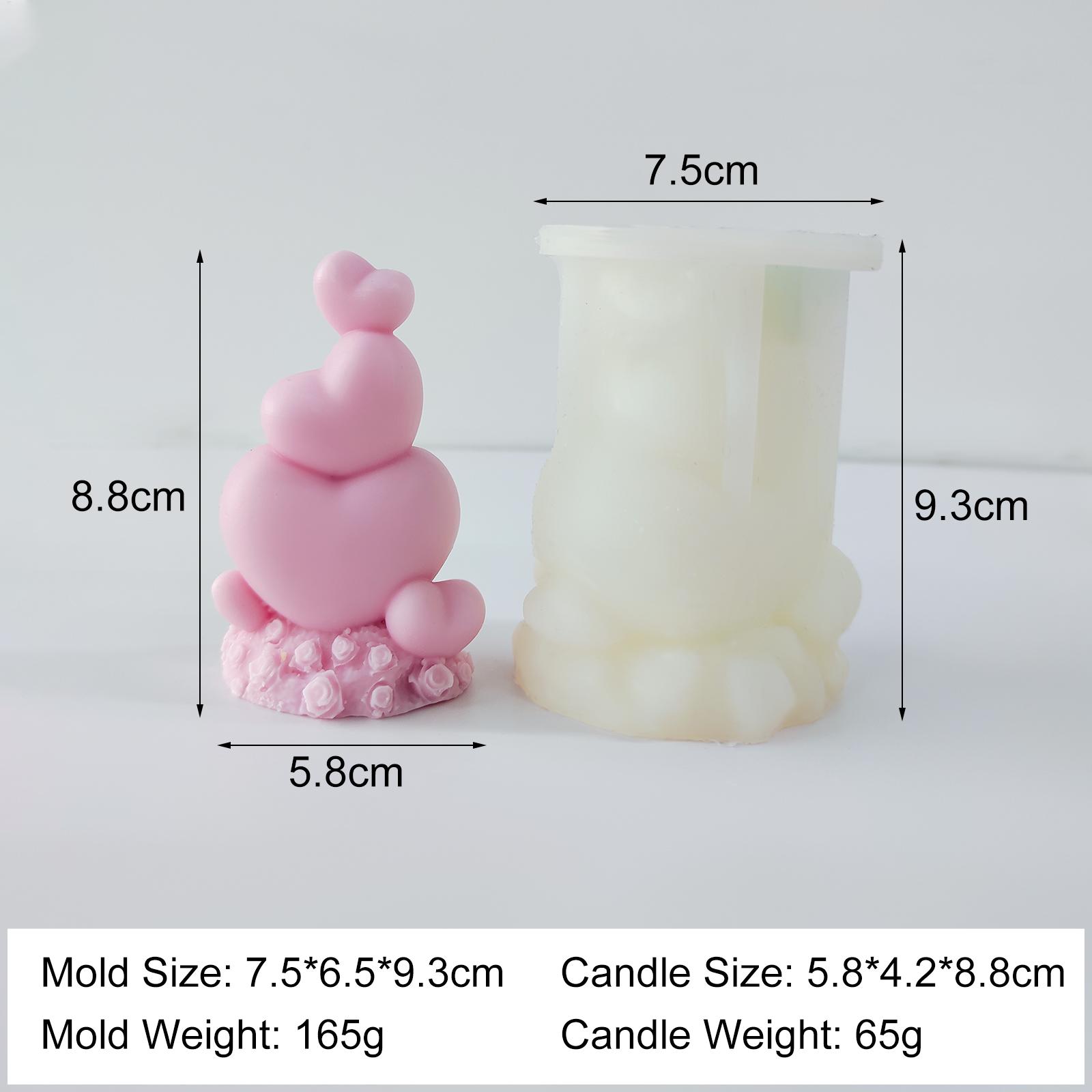 Prayer Angel Stacking Heart Silicone Candle Mold Handmade Aroma Candle Gypsum Form Mold DIY Candle Making Supplies
Prayer Angel Stacking Heart Silicone Candle Mold Handmade Aroma Candle Gypsum Form Mold DIY Candle Making Supplies