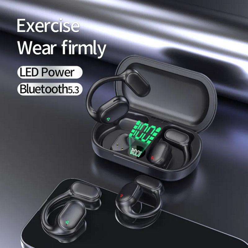 XG33 OWS Bluetooth-compatible 5.3 Headphones Bone Conduction Wireless Earphones with Digital Display A
XG33 OWS Bluetooth-compatible 5.3 Headphones Bone Conduction Wireless Earphones with Digital Display A