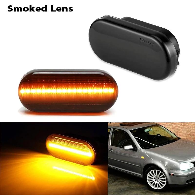 2 шт. Боковые габаритные огни в европейском стиле с тонированными линзами и янтарными светодиодами для Volkswagen MK4 Golf Jetta Bora B5/B5.5 Passat или Beetle и GTI R32
2 шт. Боковые габаритные огни в европейском стиле с тонированными линзами и янтарными светодиодами для Volkswagen MK4 Golf Jetta Bora B5/B5.5 Passat или Beetle и GTI R32