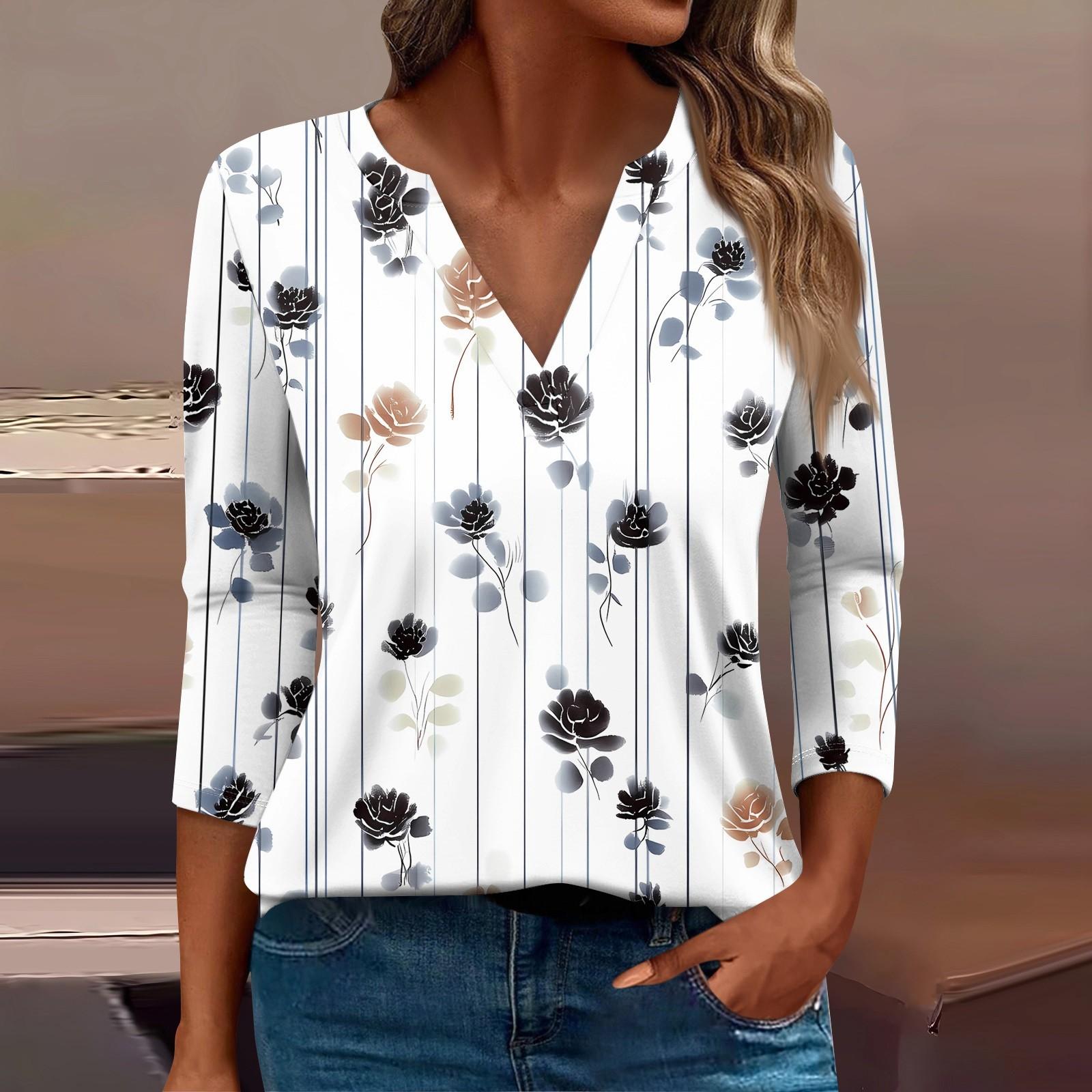 Женская футболка Футболка с принтом Рукав 3/4 Повседневные Выходные Мода Базовый V-образный вырез Обычный топ XL белый
Женская футболка Футболка с принтом Рукав 3/4 Повседневные Выходные Мода Базовый V-образный вырез Обычный топ XL белый