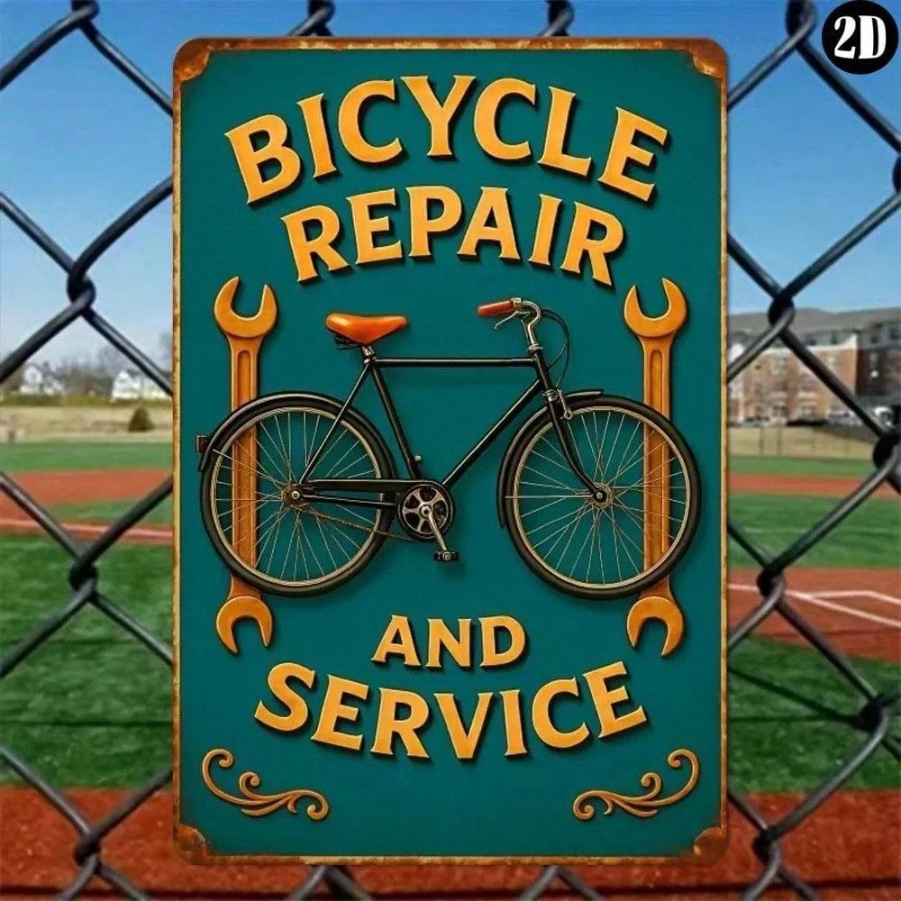 Vintage Green Orange White Bike Metal Wall Poster Garage Decor
Vintage Green Orange White Bike Metal Wall Poster Garage Decor