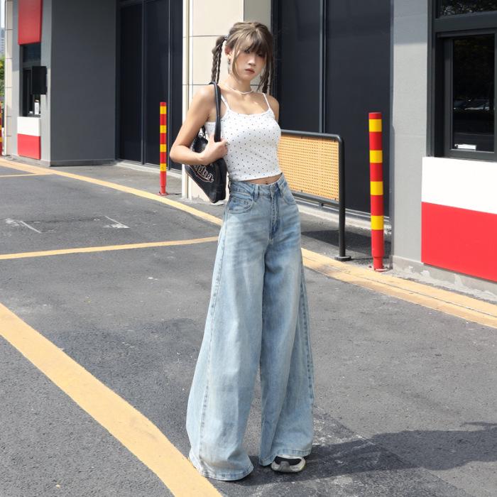 YP Женские джинсы и брюки экстра-длины из тенселя в американском ретро-стиле с прохладной драпировкой и широкими штанинами Small
YP Женские джинсы и брюки экстра-длины из тенселя в американском ретро-стиле с прохладной драпировкой и широкими штанинами Small