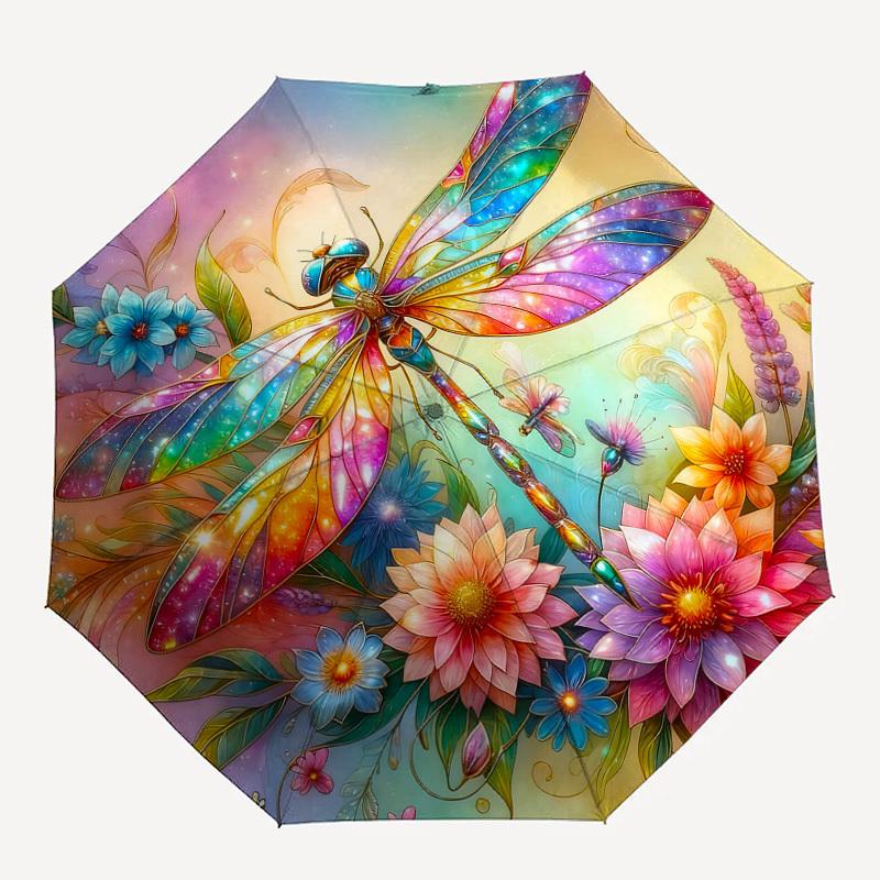 1pc Dragonfly Flowers Pattern Umbrella Automatic Opening and Closing Umbrella, High quality Umbrella, Ideal Gift for Her 334
1pc Dragonfly Flowers Pattern Umbrella Automatic Opening and Closing Umbrella, High quality Umbrella, Ideal Gift for Her 334