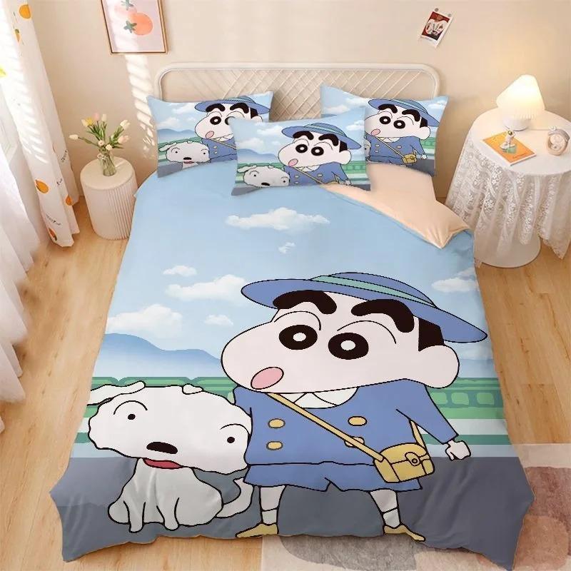 Cartoon Crayon Shin chan Microfibre Bedding Sets for Kids Teens Adults Zip Duvet Cover Soft Room Decor EU Single 135x200cm
Cartoon Crayon Shin chan Microfibre Bedding Sets for Kids Teens Adults Zip Duvet Cover Soft Room Decor EU Single 135x200cm