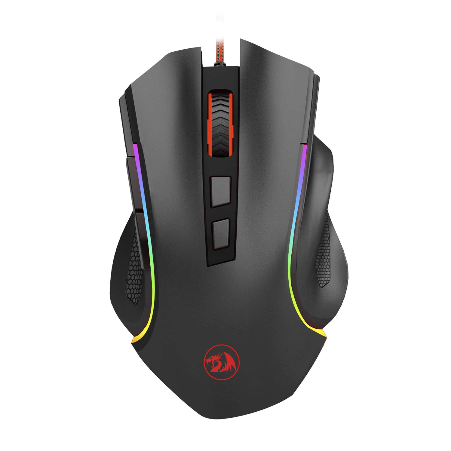 Ігрова USB-миша Redragon M602 NEMEANLION 3000 DPI для 7 7 кольорових ПК зі світлодіодним підсвічуванням, кнопки, чорний
Ігрова USB-миша Redragon M602 NEMEANLION 3000 DPI для 7 7 кольорових ПК зі світлодіодним підсвічуванням, кнопки, чорний