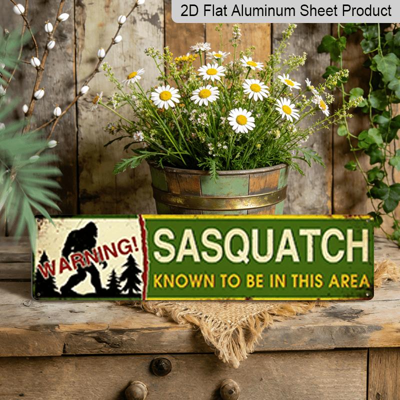 Vintage Sasquatch Warning Sign: Metal Poster for Home Decor - Es - Retro Style - for Fans of Cryptids & Outdoor Aluminum Decorative Sign - Unique 40cm x 10cm
Vintage Sasquatch Warning Sign: Metal Poster for Home Decor - Es - Retro Style - for Fans of Cryptids & Outdoor Aluminum Decorative Sign - Unique 40cm x 10cm